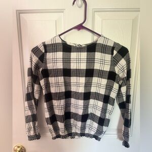 Long sleeve girls crop top